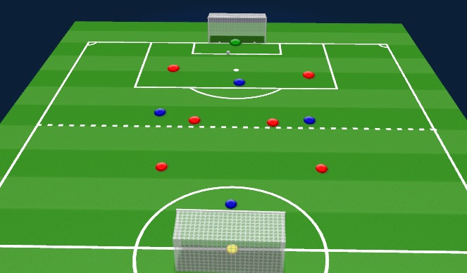 Football/Soccer Session Plan Drill (Colour): SSG 