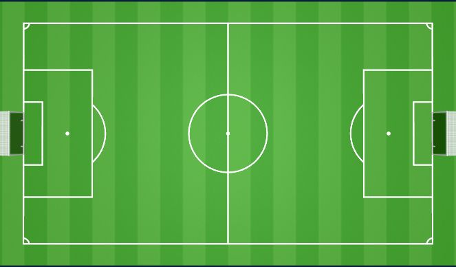Football/Soccer Session Plan Drill (Colour): 8v8 + 3