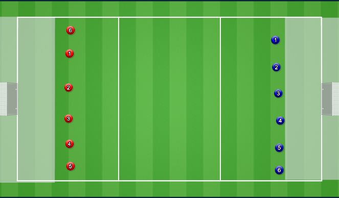 Football/Soccer Session Plan Drill (Colour): Drill One