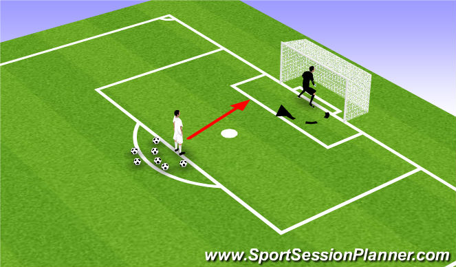 Football/Soccer Session Plan Drill (Colour): 1