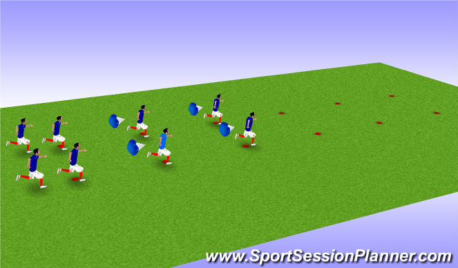 Football/Soccer Session Plan Drill (Colour): FIFA 11+