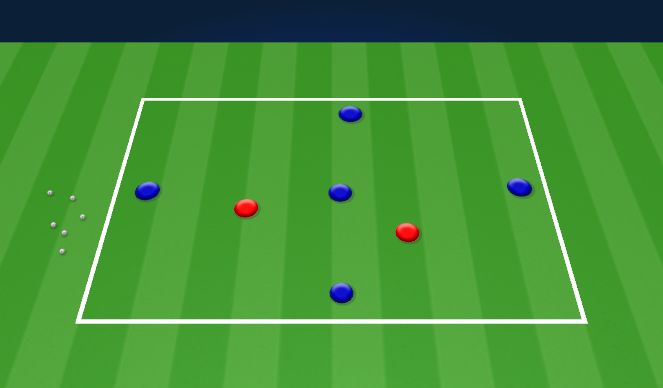Football/Soccer Session Plan Drill (Colour): Rondos
