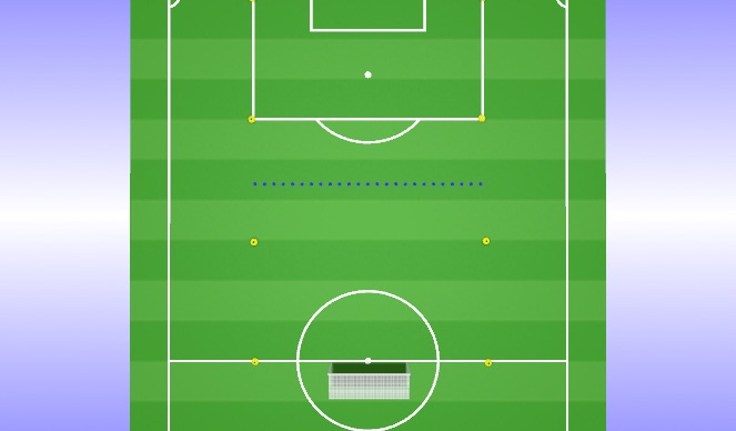 Football/Soccer Session Plan Drill (Colour): Two Team Counter-Press Game