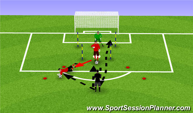 Football/Soccer Session Plan Drill (Colour): Screen 1