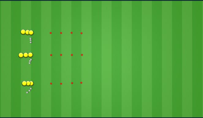 Football/Soccer Session Plan Drill (Colour): Warm Up