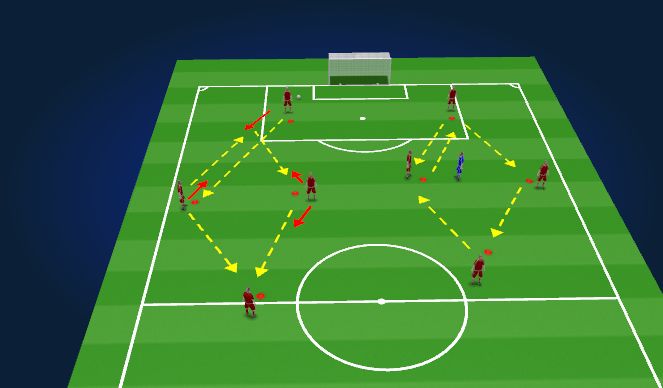 Football/Soccer Session Plan Drill (Colour): PP