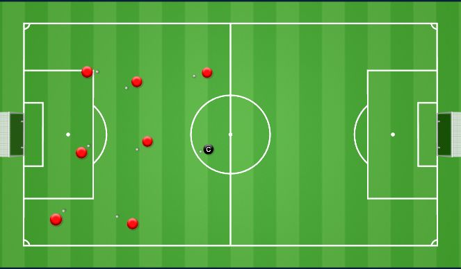 Football/Soccer Session Plan Drill (Colour): Ball Mastery 