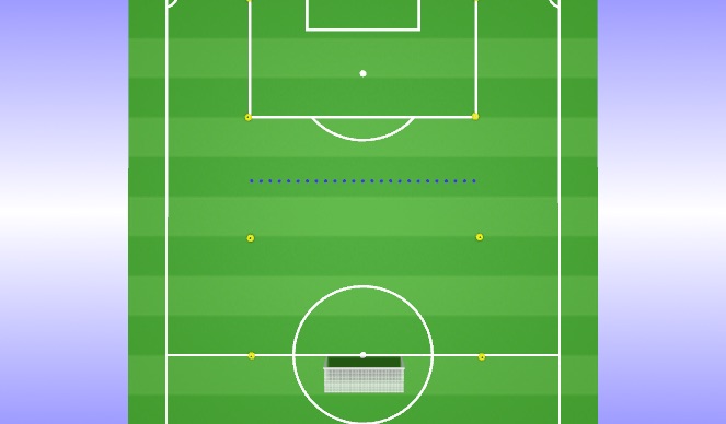 Football/Soccer Session Plan Drill (Colour): Two Team Counter-Press Game