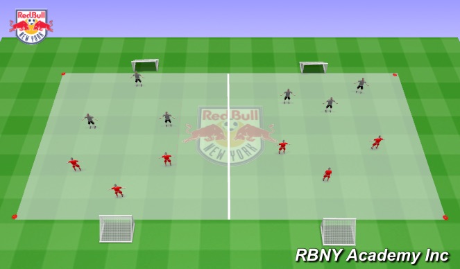 Football/Soccer Session Plan Drill (Colour): Match