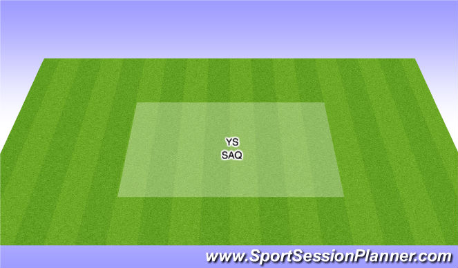 Football/Soccer Session Plan Drill (Colour): SAQ