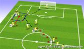 Football/Soccer: Passing and timing runs, Technical: Passing & Receiving  Moderate