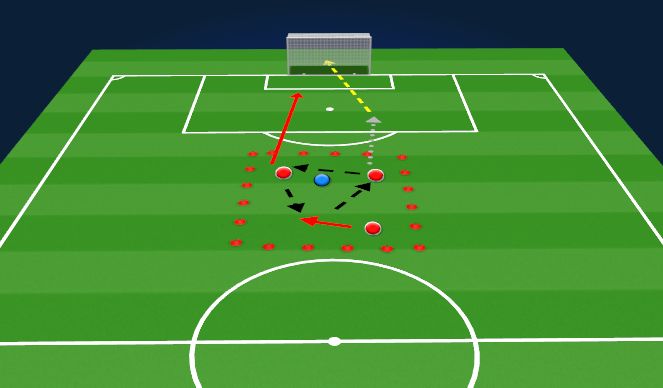 Football/Soccer Session Plan Drill (Colour): gr