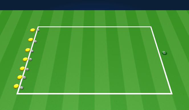 Football/Soccer Session Plan Drill (Colour): Ball Mastery