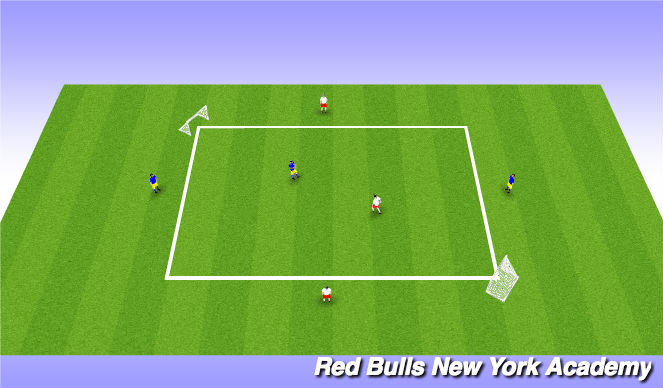 Football/Soccer Session Plan Drill (Colour): Small sided Conditioned game