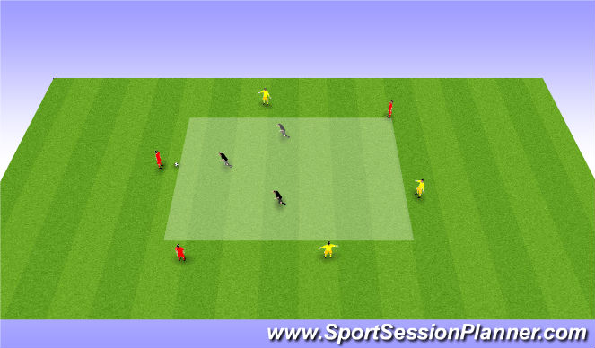 Football/Soccer Session Plan Drill (Colour): Arrival