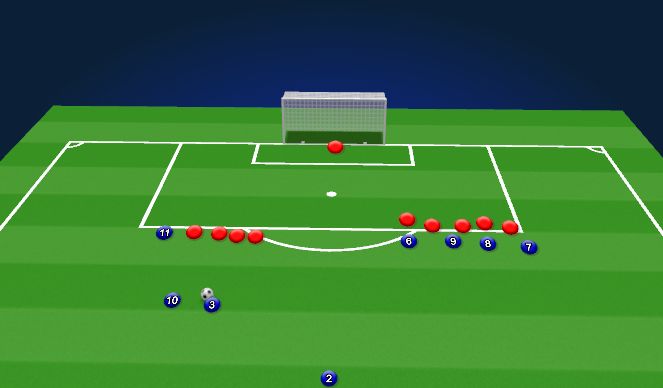 Football/Soccer Session Plan Drill (Colour): Animation 8
