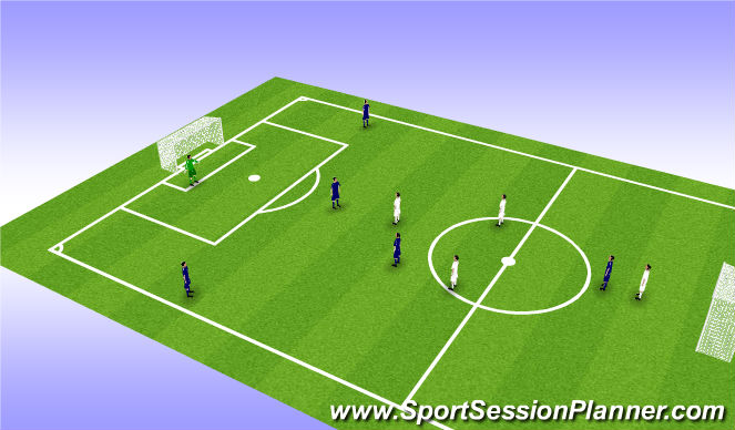 Football/Soccer Session Plan Drill (Colour): Game