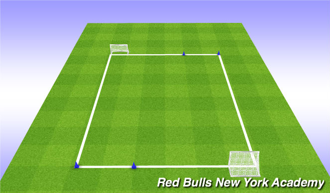 Football/Soccer Session Plan Drill (Colour): Pressure