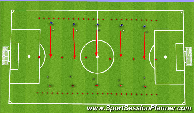 Football/Soccer Session Plan Drill (Colour): Screen 1