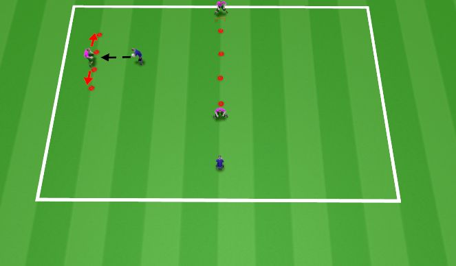 Football/Soccer Session Plan Drill (Colour): Warm-Up