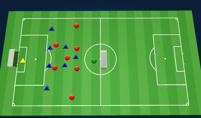 Football/Soccer Session Plan Drill (Colour): Small Sided Game