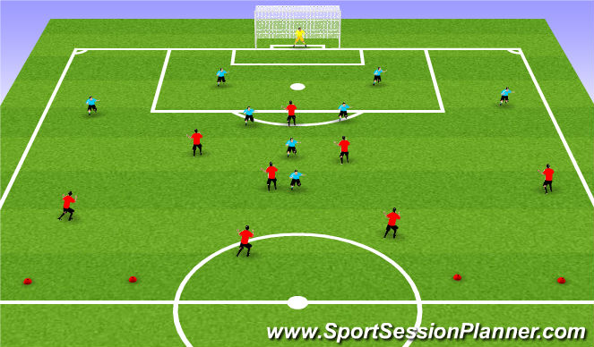 Football/Soccer Session Plan Drill (Colour): game