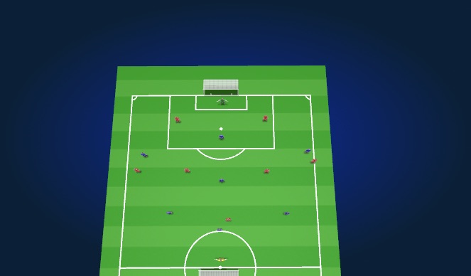 Football/Soccer Session Plan Drill (Colour): Screen 2