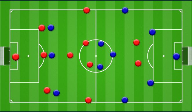 Football/Soccer Session Plan Drill (Colour): Screen 3