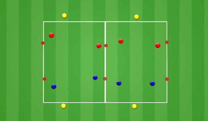 Football/Soccer Session Plan Drill (Colour): Skill practice