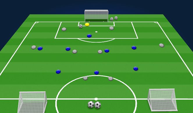 Football/Soccer Session Plan Drill (Colour): Final Game