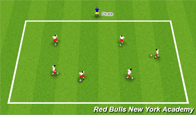 Football/Soccer Session Plan Drill (Colour): ODP Week 9 7:00-8:00