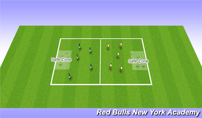 Football/Soccer Session Plan Drill (Colour): Capture the soccerball
