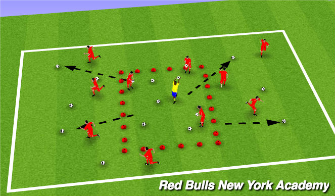 Football/Soccer Session Plan Drill (Colour): Buzz Lightyear