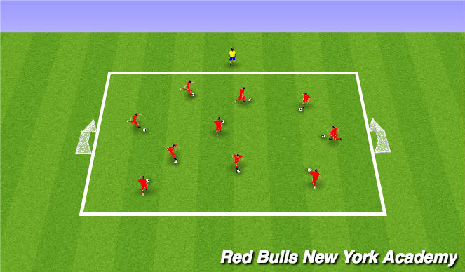 Football/Soccer Session Plan Drill (Colour): Driving School