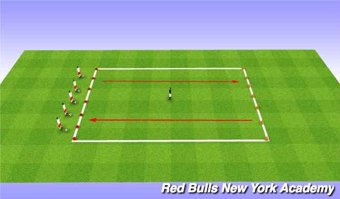 Football/Soccer Session Plan Drill (Colour): Red,Green,Yellow Light W/ Commander Buzz