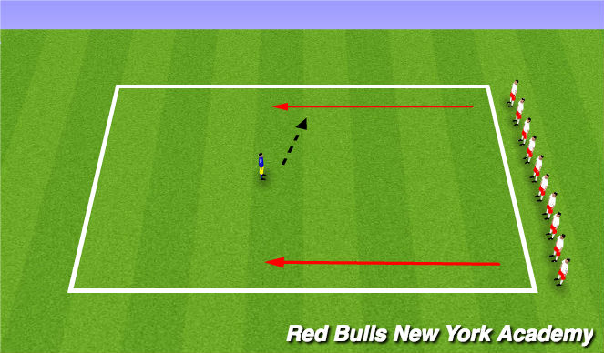 Football/Soccer Session Plan Drill (Colour): Toy Story Run