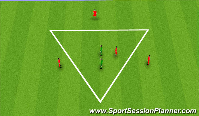 Football/Soccer Session Plan Drill (Colour): Screen 1