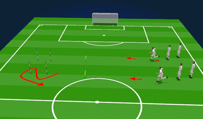 Football/Soccer Session Plan Drill (Colour): Screen 1