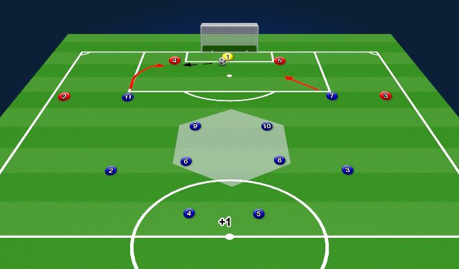 Football/Soccer Session Plan Drill (Colour): Winger Press