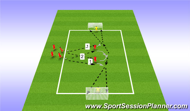 Football/Soccer Session Plan Drill (Colour): Technical Practice