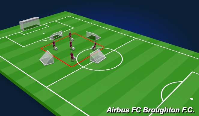 Football/Soccer Session Plan Drill (Colour): Screen 1