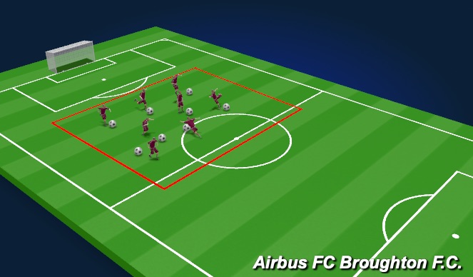 Football/Soccer Session Plan Drill (Colour): Screen 1