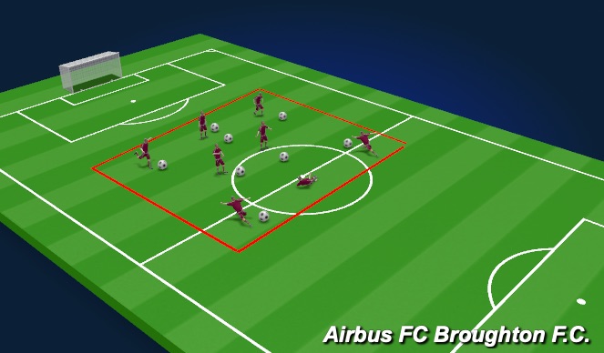 Football/Soccer Session Plan Drill (Colour): Screen 1