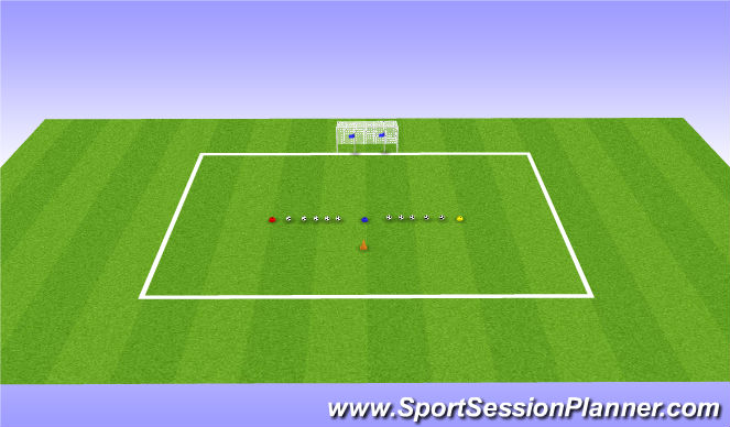 Football/Soccer Session Plan Drill (Colour): 5. Shooting