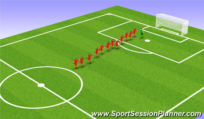 Football/Soccer Session Plan Drill (Colour): Cool down