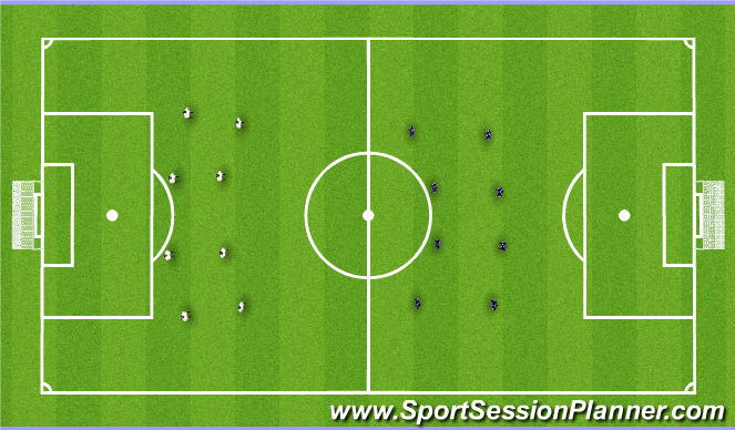 Football/Soccer Session Plan Drill (Colour): Game
