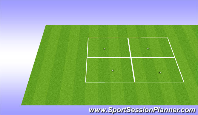 Football/Soccer Session Plan Drill (Colour): Warm Up