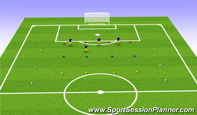 Football/Soccer Session Plan Drill (Colour): Main Theme
