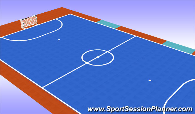 Futsal Session Plan Drill (Colour): Game Situation