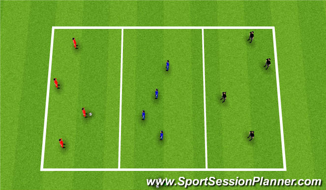 Football/Soccer Session Plan Drill (Colour): Screen 1